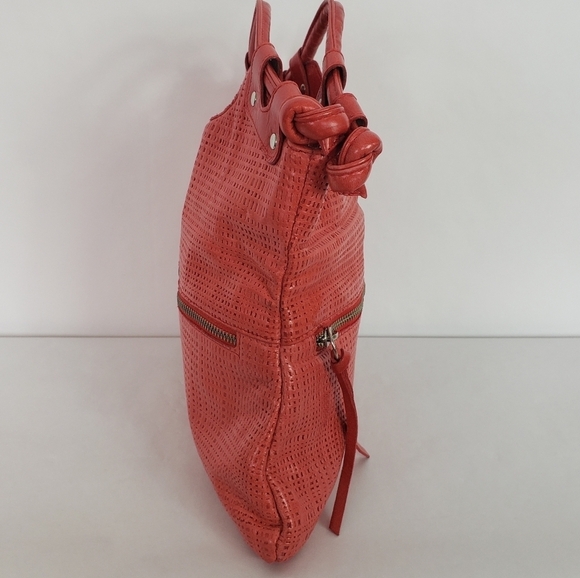 Pietro Alessandro dark coral orange top handle bag - Picture 5 of 11